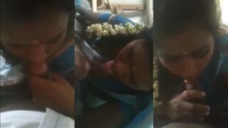 Chennai Lady Gives South Indian Blowjob Lover